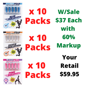(B) All 3 Bullet Multi 30 Pack - 60% Markup